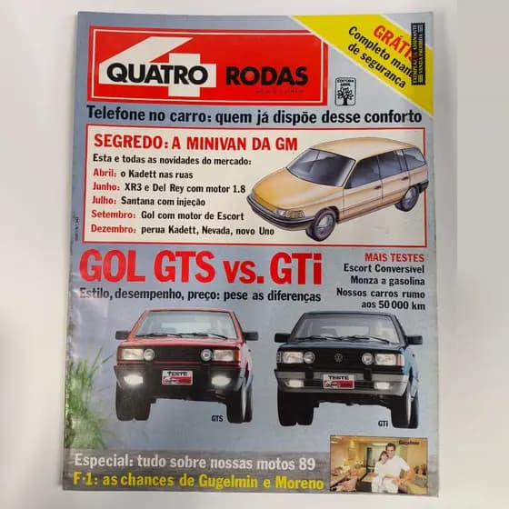 Revista 4 Rodas - Ano 29 Nº 02 / 343 - Fevereiro de 1989