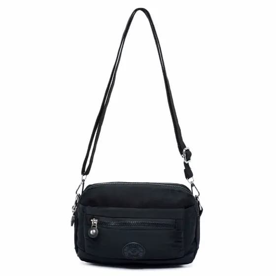 Mini Bolsa Transversal Feminina Perfect For You Alça Ajustável Bolsos Externos Zíper