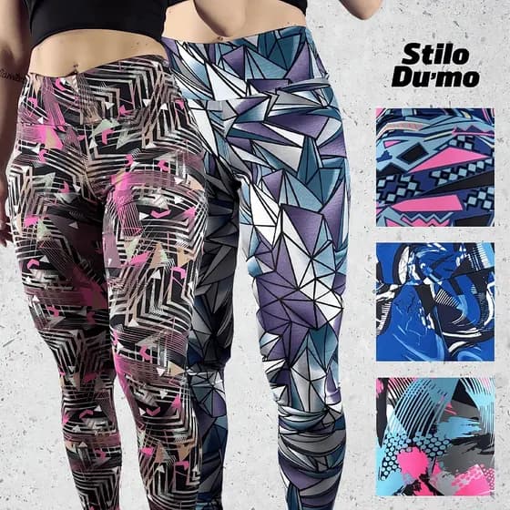 Kit C/ 2 Legging Academia Estampadas