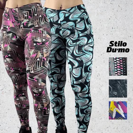 Calça Legging Academia Suplex Estampado Zero Transparência