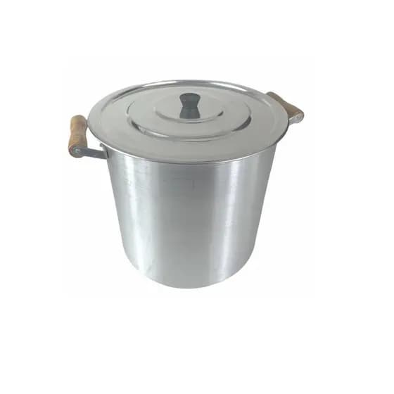 Caldeirão de Feijoada Nº 30 Alumínio Reforçado – Grande, Resistente e Ideal para Cozinhas Profissionais