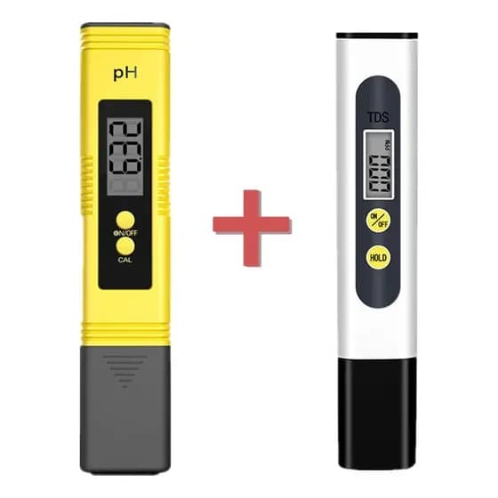 Kit Medidor De Ph Digital + Tds Condutivimetro Ec Hidroponia