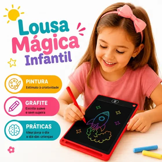 Lousa Magica Infantil Grande Para Desenhar Tablet Magico Infantil Digital