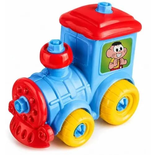 Trenzinho Infantil Cascão Brinquedo Educativo Criativo Desenvolvimento Infantil
