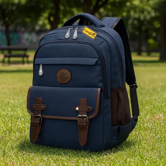 Mochila Masculina Feminina Lona Notebook Escolar Reforçada Faculdade Dia a Dia Trabalho Canguru