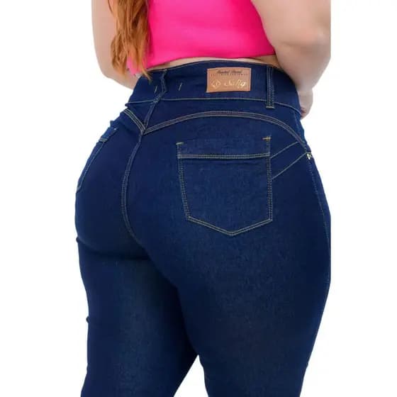 Calça Feminina moda Plus Size fashion Jeans Hot Pants skinny Promoçao