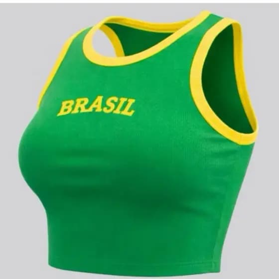 Regata Feminina Brasil Canelada Virginia Copa Do Mundo