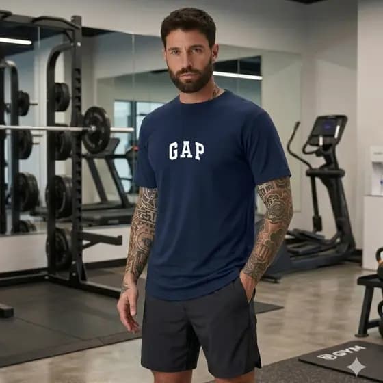 Camiseta Masculina Básica Academia 100% Algodão Gola Redonda Pronta Entrega