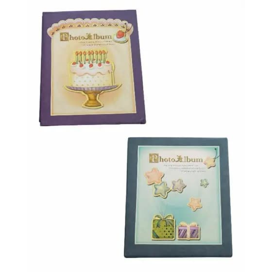 Kit com 02 álbuns para foto tamanho 10cm*15cm ou 15cm*10cm /total 96 fotos