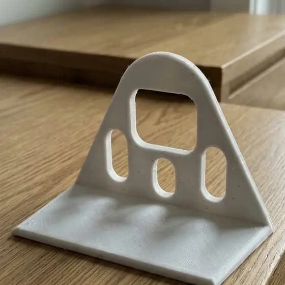 Suporte Parede Premium P/ Celular Em PLA 3D - Organize Seu Carregamento Com Estilo E Segurança! A Solução Que Faltava!