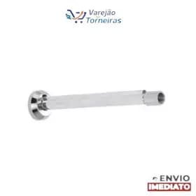 Cano Para Chuveiro Braço De Alumínio 30CM Polido