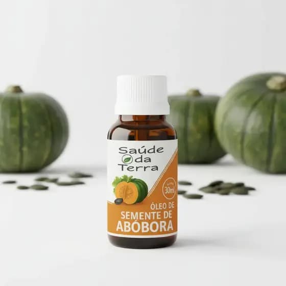 Óleo De Semente De Abóbora 30ml 100% Puro | Uso Cosmético