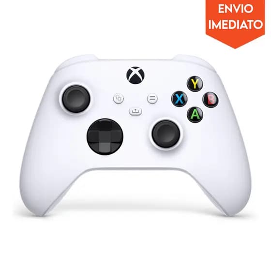 Controle sem Fio Original Xbox Series X|S, Xbox One, PC - Branco Robot White