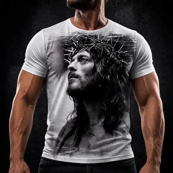 Camisa Camiseta Masculina Catolica Jesus Cristo 10