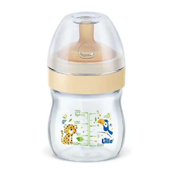 Mamadeira Super Evolution com Bico em Látex 150ml 0m+ Lillo