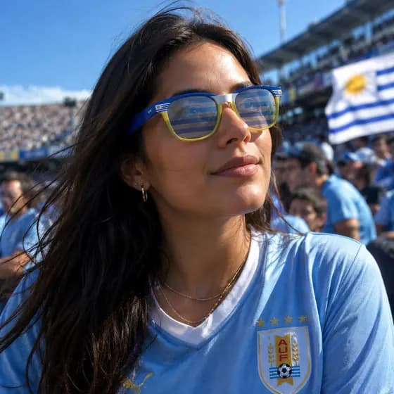 Óculos Torcedor Copa do Mundo –Uruguai