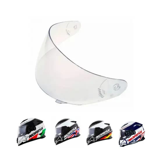 Viseira Norisk Paises Ff302 Grand Prix United Kingd Polivisor Cristal
