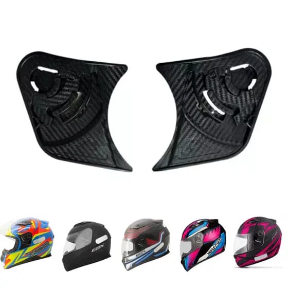 Reparo Capacete Ebf E0x Spark Kit Fixação Da Viseira Par