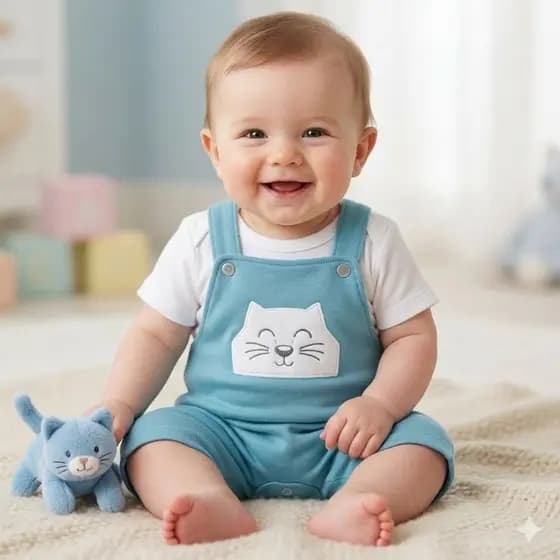 Kit 2 peças jardineira bebê menino e blusa RN até 6 meses moda verão roupa de sair enxoval bebê menino