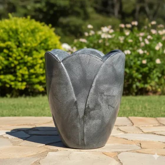 Vaso Tulipa Polietileno G (47cm): Durabilidade e Design Moderno para Seu Ambiente