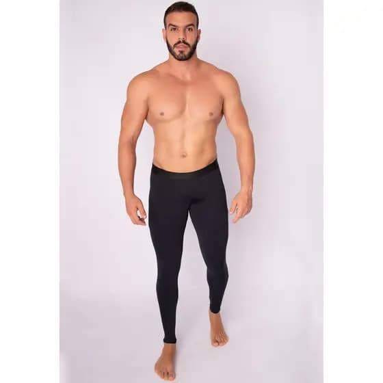 Calça Térmica Proteção UV+ Inverno Verão Tecnologia Segunda Pele Ciclista Frio Masculina