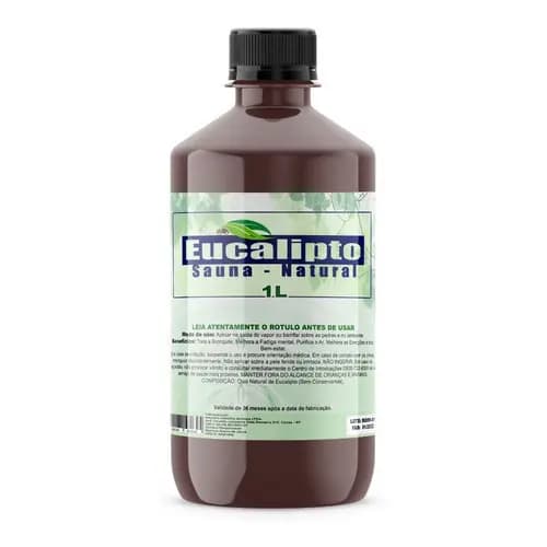 Essencia De Eucalipto Puro Concentrado Para Sauna 1 Litro