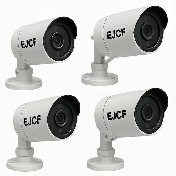 PROMOÇÃO KIT 4 CAMERAS MONITORAMENTO 6146 Ahd -1080p 30m 1.3 Mp Com 36 Leds- 3.6mm