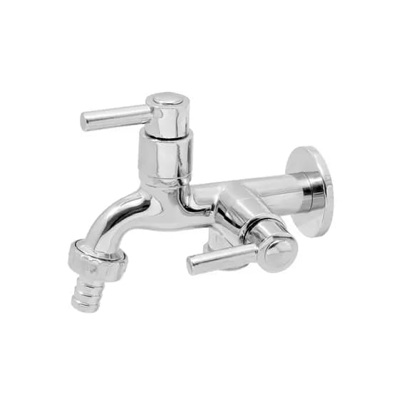 Torneira Tanque Maquina de Lavar 1428 2 Abs Cromado 1/4 Volta LUXO