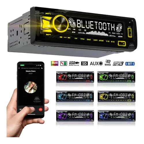Som Automotivo Radio De Carro Extra Potente 4x65w Novo modelo 6303 Melhor Que Paine