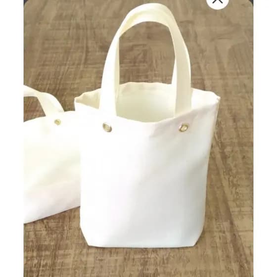 10 Mini Ecobag Sacolinha Tecido OXFORD 13x13cm Embalagem Lembrancinha Saquinho Cru Casamento Aniversário Brinde