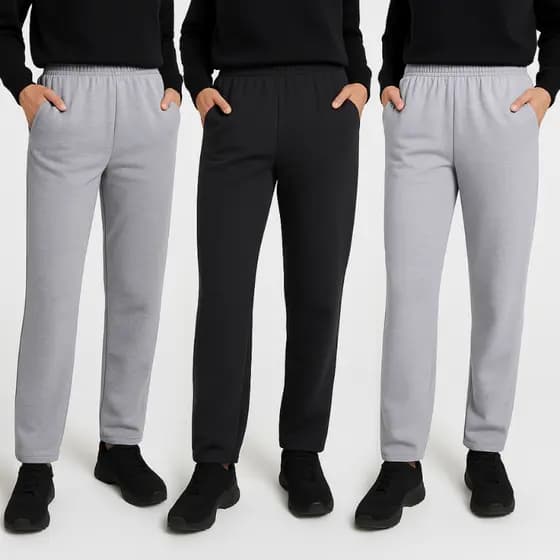Calça Moletom Feminina Peluciada com Bolso e Cós Elástico – Conforto e Estilo