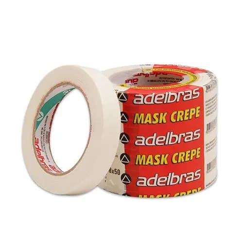Kit com 12 Fitas crepe adelbras 18mmx50metros Promoção imperdível