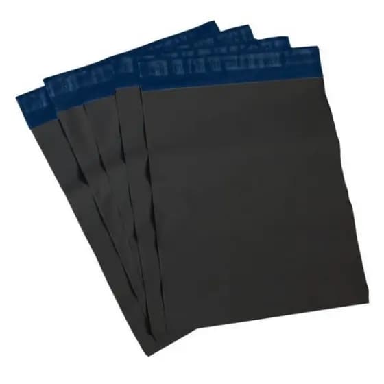Kit Envelope de Segurança Com 250 Unidades Embalagem Preta - Auto Colante - Resistente - Varias medidas