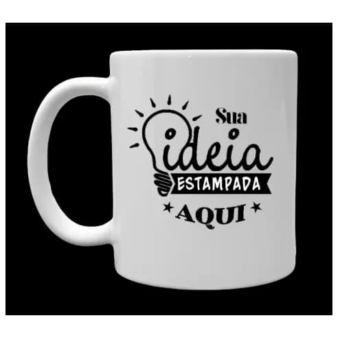 Kit 6 unidades Caneca personalizada (presente, brinde criativo) Fazemos sua arte com foto, frase e time.