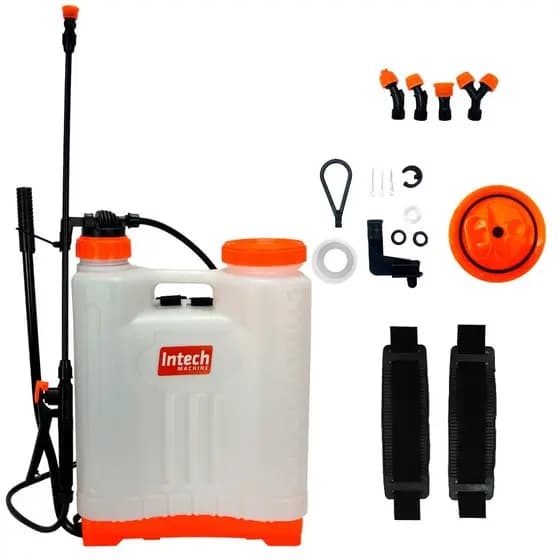 Pulverizador 20l Costal 4 Bicos Gp2000 Intech Machine