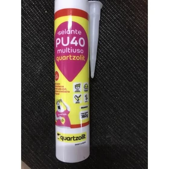 Selante PU 40 Branco multiuso da marca Quartzolith