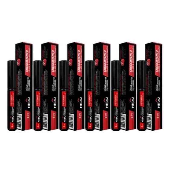 Serum Niraj KIT 6 Unidades FORTALECIMENTO E CRESCIMENTO 8ml