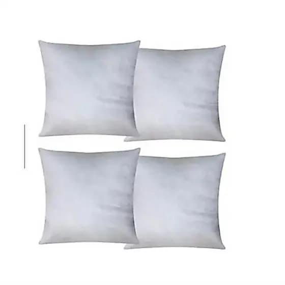 Enchimento Almofada Refil 45x45 Silicone Kit Com 4 Unidades