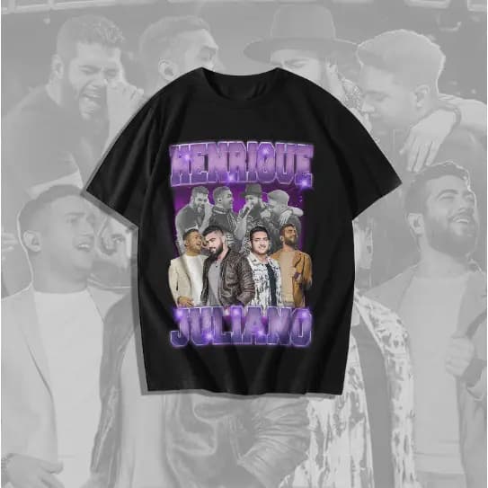 Camiseta Henrique e Juliano novo!!