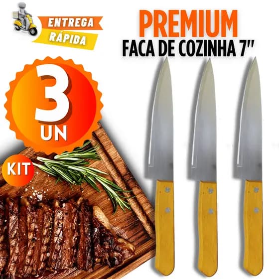 4/3/2 Faca Madeira de Cozinha 7" Afiada Corte Preciso Cabo Madeira Não Enferruja Em Aço Inox Para Cozinha