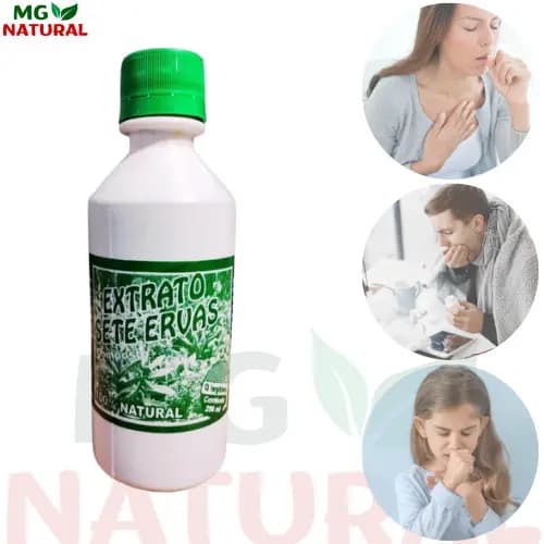 KIT 03. Extrato Sete Ervas 100% Natural 250ml