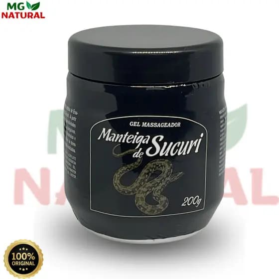 Kit 12 Potes Gel Massageador Manteiga De Sucuri 200g Néctar Cosméticos | Sensação Refrescante e Relaxante