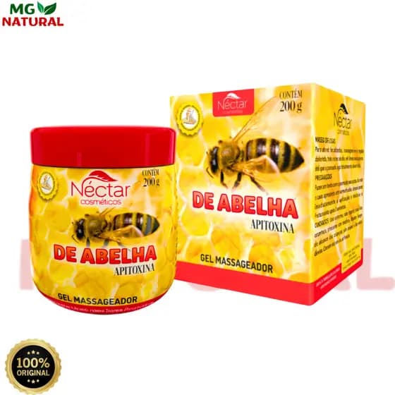 Kit 2 Und Gel Massageador De Abelha Néctar Cosmeticos - 200g