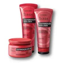 Eudora Siàge Cauterização dos Lisos: Shampoo 250ml + Condicionador 200ml + Máscara Capilar 250g