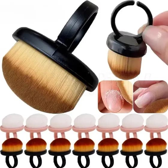 Kit c/3/5/10 espanador de anel scova Profissional Para Pó De Unhas-Limpeza De Anel-Ferramenta De Maquiagem Manicure Gel