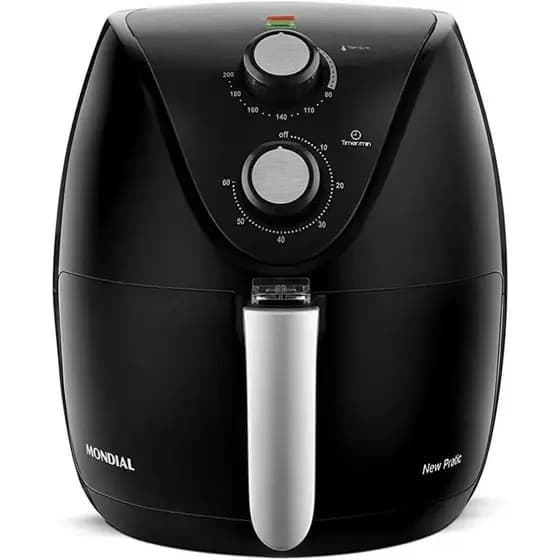 Air Fryer Mondial Pratic AF-31 Preta 3,5L com Timer 127V