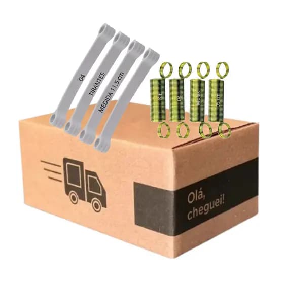 Kit Molas e Tirantes Antivibração Lavadora Electrolux 6 A 15kg