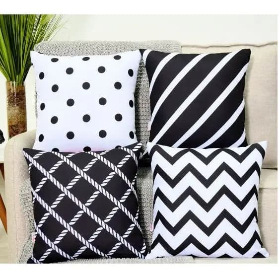 Kit 04 Capas de Almofada Decorativas 40x40cm