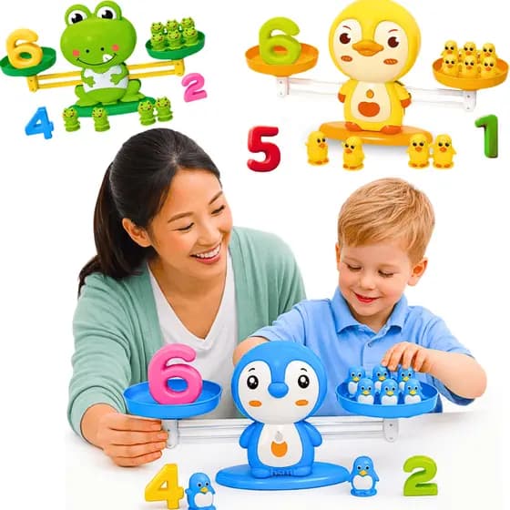 Kit 3 Jogos Matemático Infantil Montessori Balança Educativa Coordenação Raciocínio reforço escolar