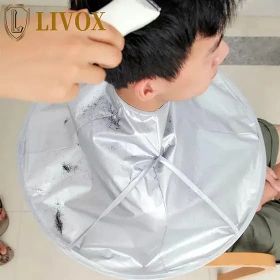 LIVOX Capa De Cabeleireiro , Guarda-Chuva Adulto À Prova D'água Pano Dobrável Para Corte De Cabelo